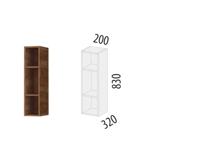 Шкаф кухонный открытый Дакота 103.37_1
