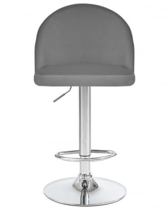 Стул барный DOBRIN MILANA (серый велюр (MJ9-75)) 2 шт_6