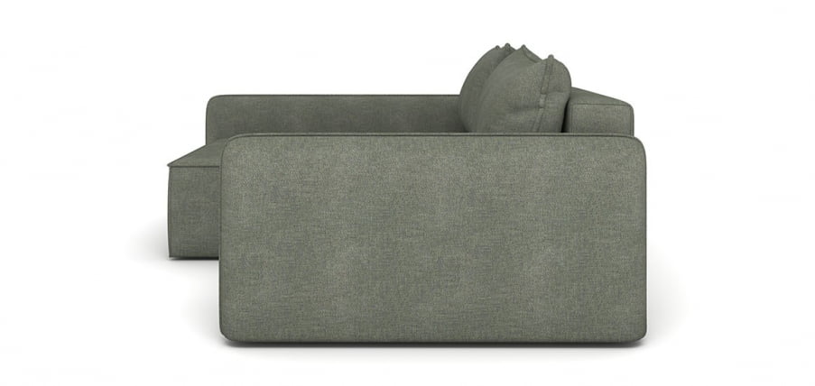 Диван угловой Лофт левый ткань Jasper viridian (1760*2320*810) Серо-зеленый, 2117898/50635/8_3