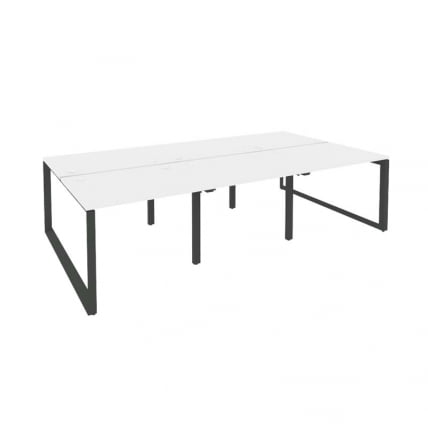 Рабочая станция на О-образном м/к ONIX O.MO-D.RS-6.1.8 Белый Бриллиант/Антрацит_0