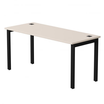 Стол прямой на металлокаркасе, опоры 45 гр Everprof EVO 254S004 Кашемир Черный_0