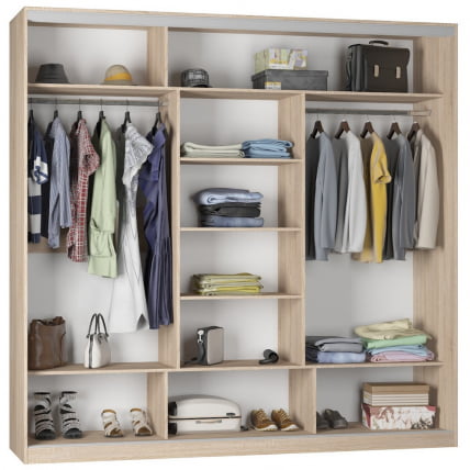 Шкаф-купе B-230х235х60-2(ЯАТ-ЯАС-D10D10D10)_1