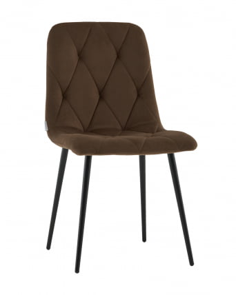 Стул Одди Diamond С велюр коричневый_0