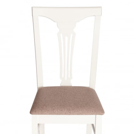 Стул Гермес/ Hermes дерево гевея, 43х49х94см, Ivory white, ткань серая (TM-164)_5