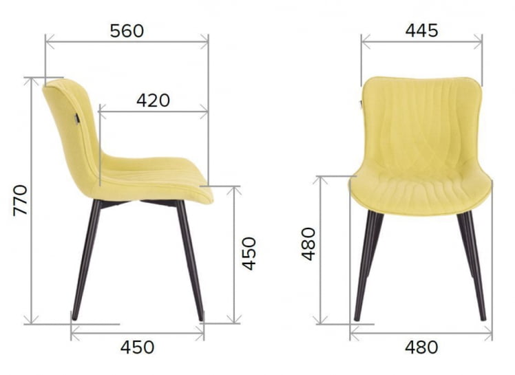 Стул Everprof Aqua Ткань Темно-зеленый_5