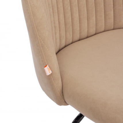 Кресло MELODY PLT флок , бежевый, 7_5