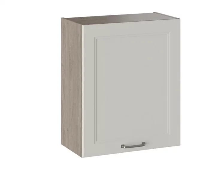 Шкаф навесной Одри В_72-60_1ДР Дуб Сонома трюфель/Бежевый шелк_0