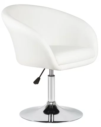 Кресло дизайнерское DOBRIN EDISON Белый_1