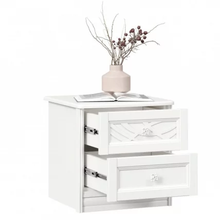 Тумба прикроватная Джулия ЛД 695.030.000 Белая_3