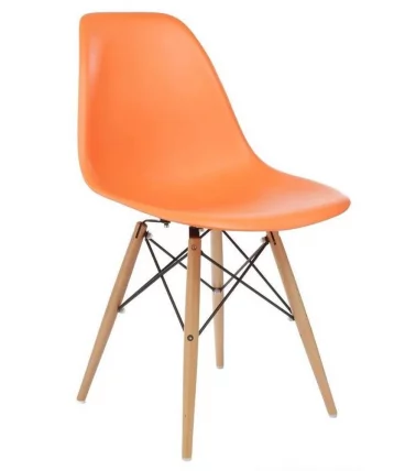 Стул для кухни Eames SC-001 Оранжевый (РР623)_0