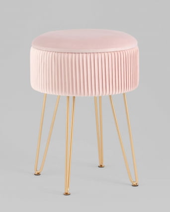 Пуф-столик Астор светло-розовый_0