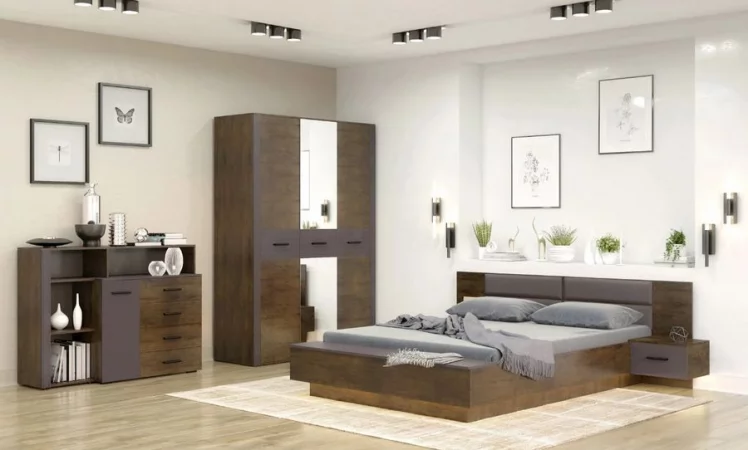 Кровать 1600 Куба 07 Таксус Вольфрам_1