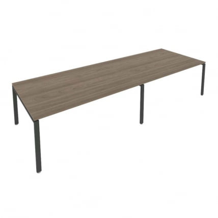 Переговорный стол (2 столешницы) Metal System Б.ПРГ-2.5 Вяз/Антрацит_0