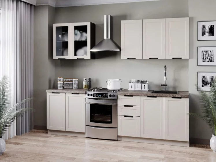 Тумба кухонная 800 Джамис ЛД 296.060.000.132 Черный Кашмир_2