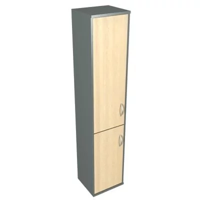 Шкаф СУ-1.3 Л/Пр Клен/металлик_0