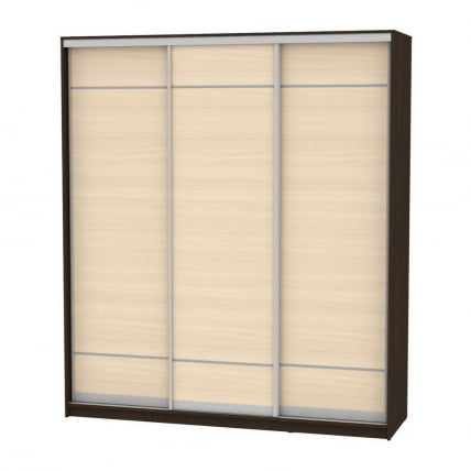 Шкаф-купе Б-220х200х60-3(Венге-ДМ-Д7Д7Д7) / B-220х200х60-3(Венге-ДМ-D7D7D7)_0