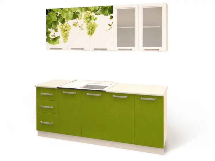 Кухня 2,0 м Люкс Лоза_1