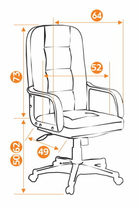 Кресло руководителя Devon (черный перфорированный)_6