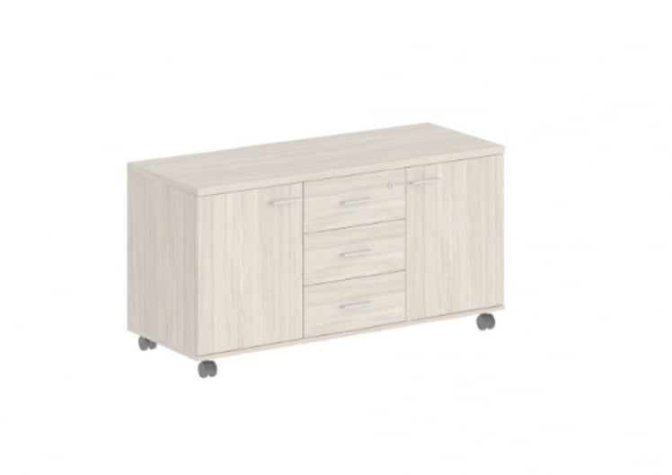 Тумба сервисная с 3-мя ящиками Sigma SG.621.OL.OL Дуб светлый_0