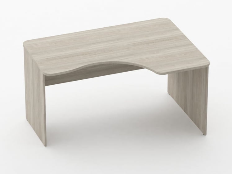 Стол угловой Glassy 1.14.14Пр Дуб сантана светлый_0