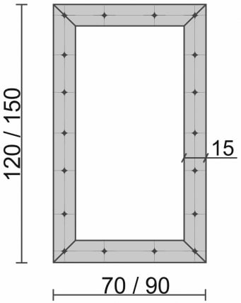 Зеркало с утяжками Конкорд 04_1