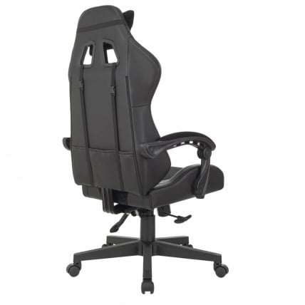Кресло компьютерное БРАБИКС Стрикер ГМ-121 экокожа/велюр Черное / BRABIX Striker GM-121_4