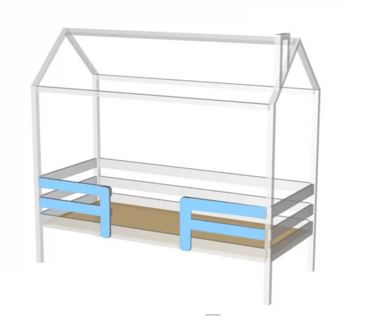 Кровать-домик RooRoom кд-2 Белый_1