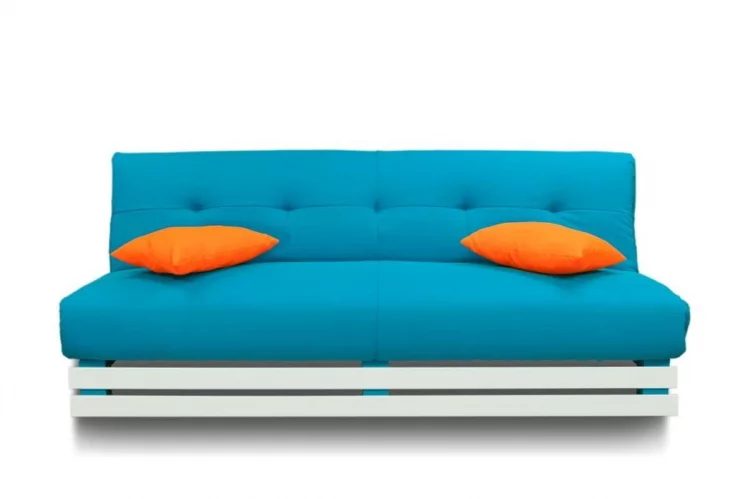 Диван MANGO 1 (2 категория) Бирюзовый Оранжевый_0