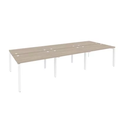 Рабочая станция на П-образном м/к ONIX O.MP-D.RS-6.2.7 Дуб Аттик/Белый_0