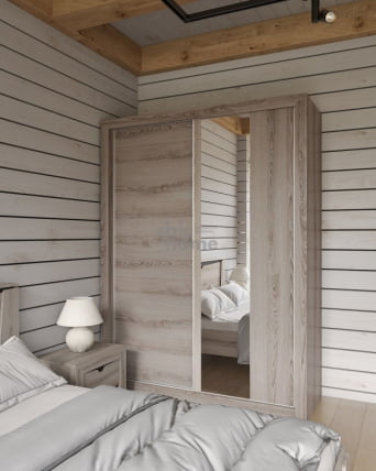 Шкаф-купе 2х дверный STM, Гарда (1760*626*2300) Ясень Таормино, 10128 _2