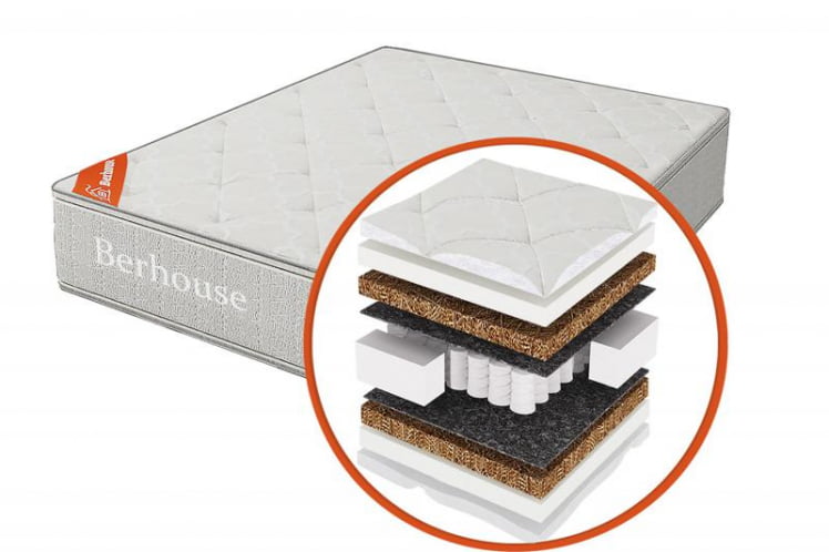Матрас Mega кокос 10 (Berhouse) Размер: 600х1200 мм_0