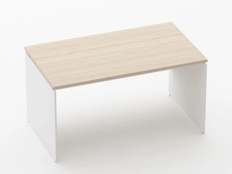 Стол прямой Deka ЛДСП каркас 75.08.14 Туя/Белый_0