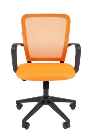 Кресло для оператора Chairman 698 black TW Оранжевое_1