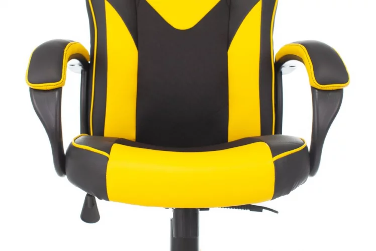 Геймерское кресло Zombie GAME 17 Черный-желтый_4