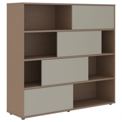 Стеллаж со слайд-дверьми VELION VMCS 1615 Аметист Кобра_0