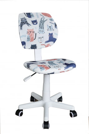 Кресло ЛОЛО Cats пластик белый_1