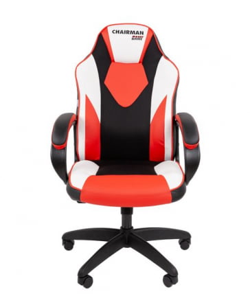 Кресло геймерское CHAIRMAN GAME 17 черный/красный/белый_1
