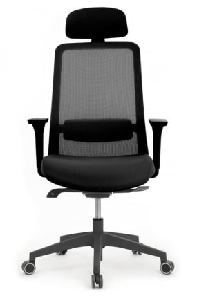 Кресло Work W-218C BLACK Черный_4