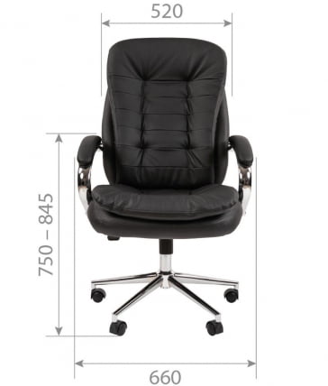 Кресло руководителя CHAIRMAN 795 кожа Коричневый_3