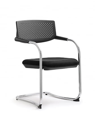 Конференц-кресло Визави блэк CФ / Висави блаcк CФ CХ-172C-БЛАCК-ОС-01 / CF Visavi black CF CH-172C-BLACK-OS-01_0
