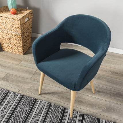 Кресло Oscar Diag blue/нат.дуб_4