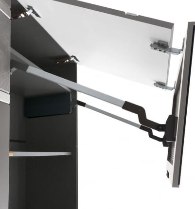 Кухонный гарнитур (ширина 380 см) Грейс 1 Оникс Кубанит Дуб Галифакс натуральный_4