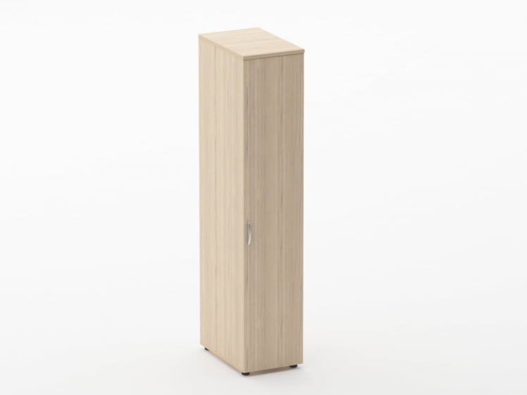 Шкаф для одежды узкий Glassy 6.19.30Пр Дуб молочный_0