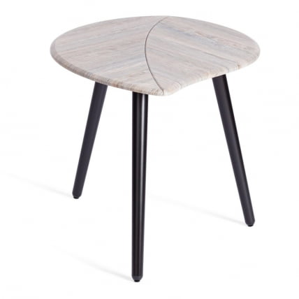 Журнальный стол RIMMINI мдф, 77х78х50,4 см, скания темный/черный_3