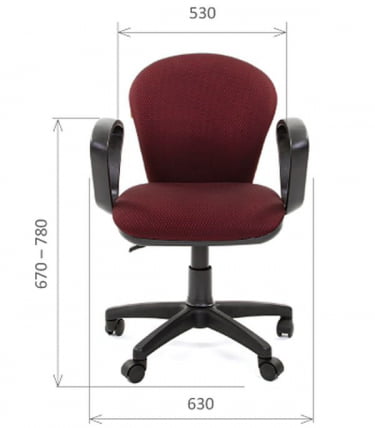 Офисное кресло для оператора CHAIRMAN 684 JP NEW TW11 Черное_4