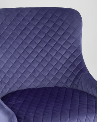 Стул мягкий Ститч Синий_7