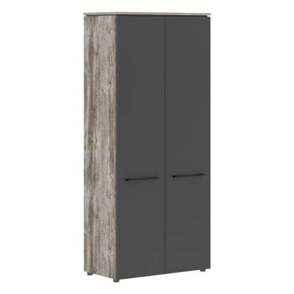 Шкаф с глухими дверьми MORRIS TREND MHC 85.1 Сосна Нордик Антрацит_0