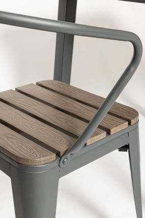 Комплект садовой мебели (стул PC 630\стол PT-846-1) Темно-коричневый_3