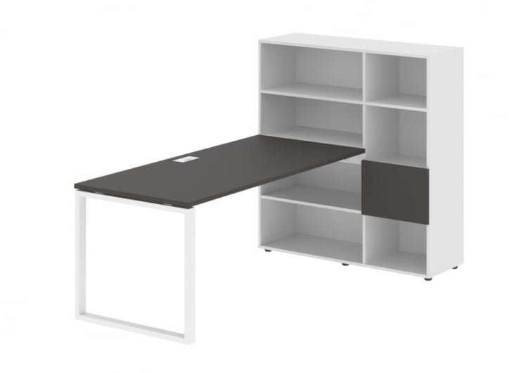 Рабочая станция EDIS EQRST 1217 Мокко Белый Белый_0