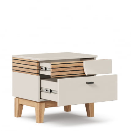 Тумба прикроватная правая Нильс ЛД 423.030.000 Кашемир/Дуб Тортуга_3